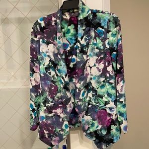 Astr Lightweight faux silk blazer